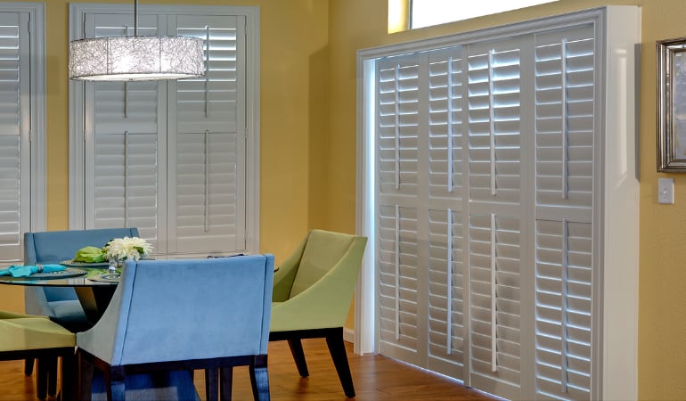 Patio Doors with Plantation Shutters in Gainesville
